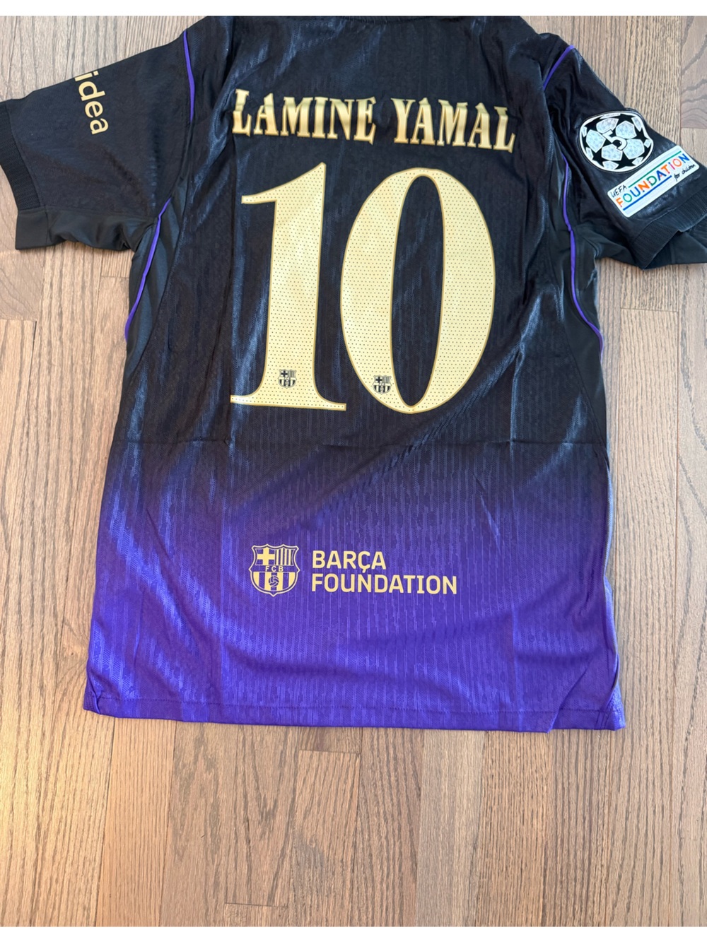 FC Barcelona Purple & Black Barca Foundation Jersey
